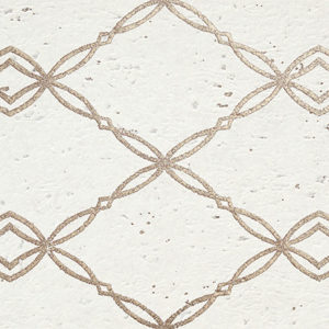 Ceramic Tile Goldstone Chain Snow Swatch