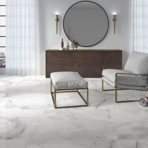 Porcelain Tile Allure Gris Room Scene