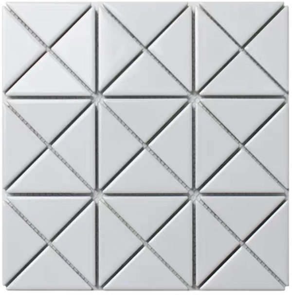 Porcelain Tile Cross White Swatch