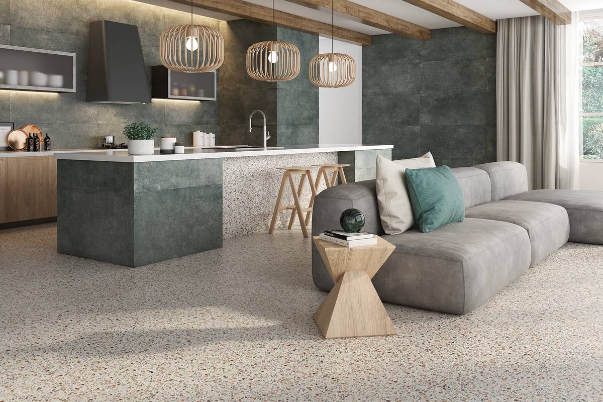 Porcelain Tile Kore Emerald RoomScene