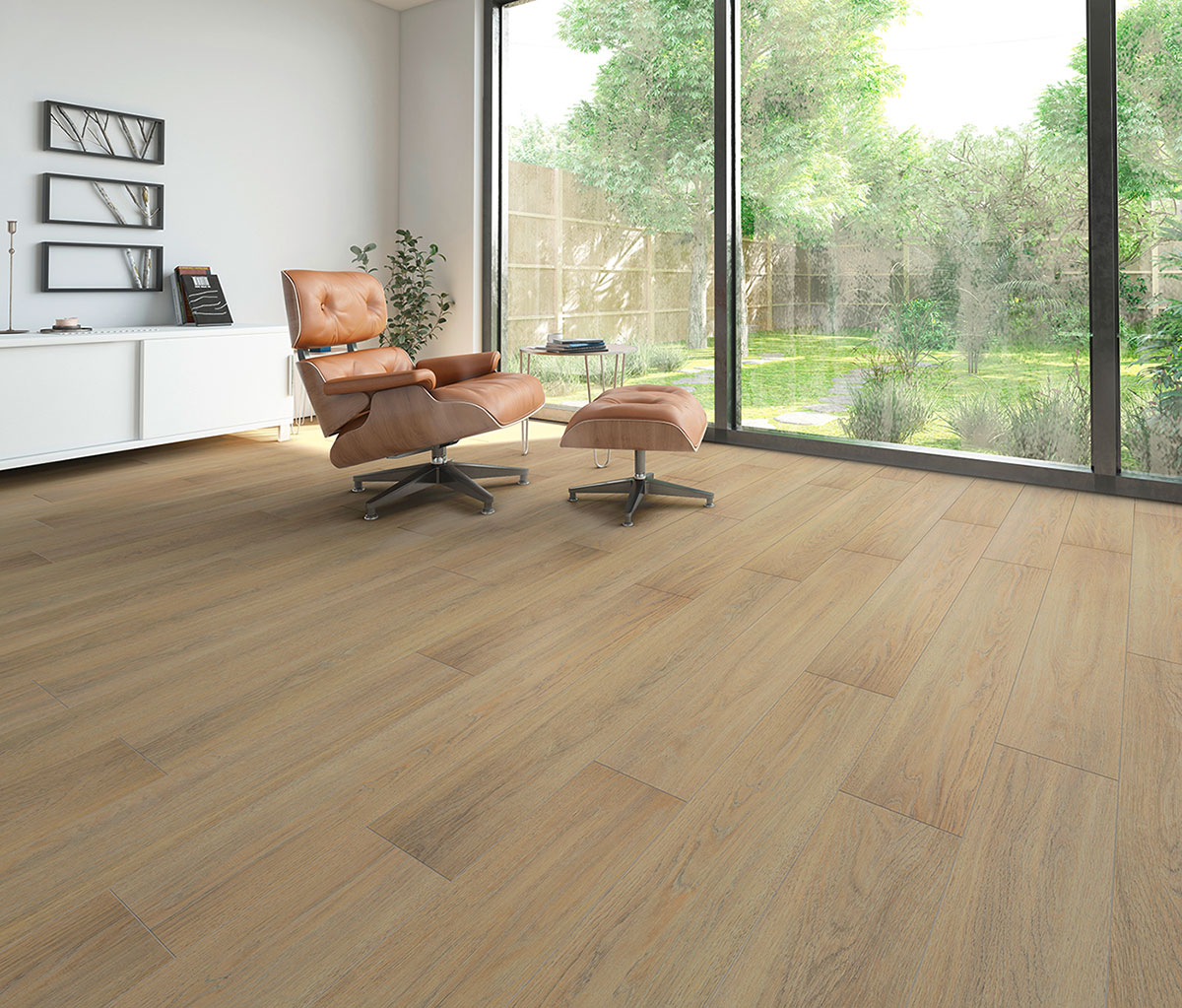 Lamdura Canberra Wood Laminate Room Scene