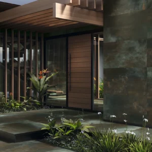 Glazed Porcelain Tile Metallic Tile Swatch